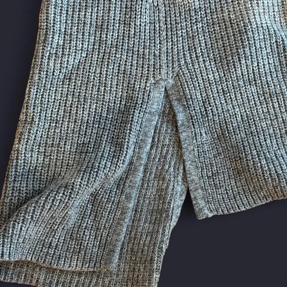 Toad&Co Merino 100% Merino Wool Ribbed Sweater‎ Vest Gray Size M Preppy Academia